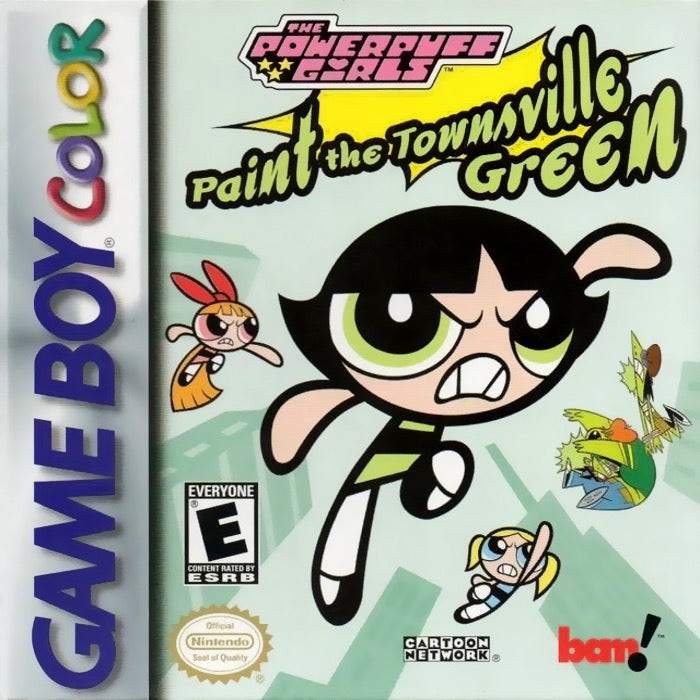 Powerpuff Girls Paint the Townsville Green Cover Art