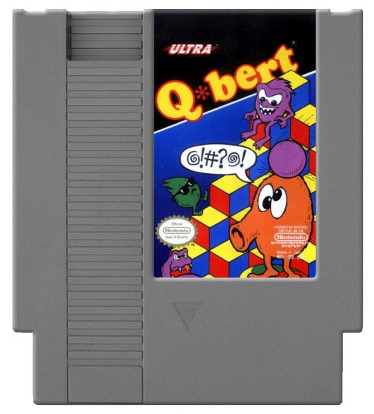 Q*bert Cover Art and Product Photo