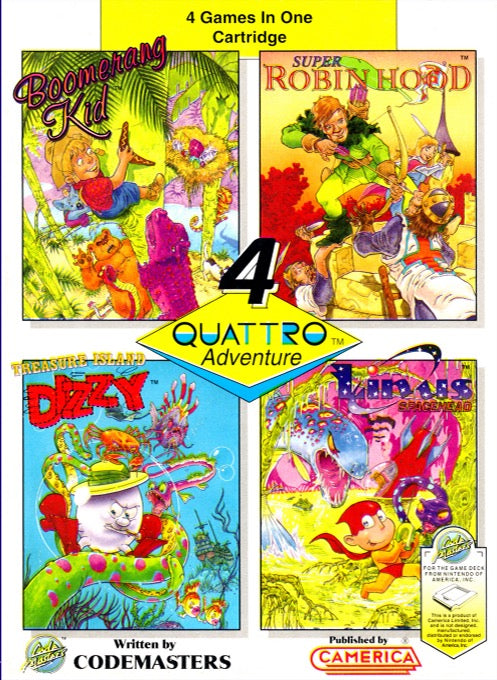 Quattro Adventure Cover Art and Product Photo
