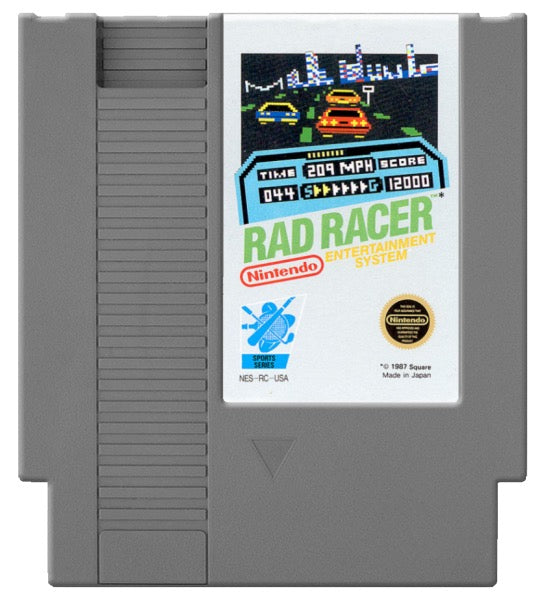 Rad Racer Cover Art and Product Photo