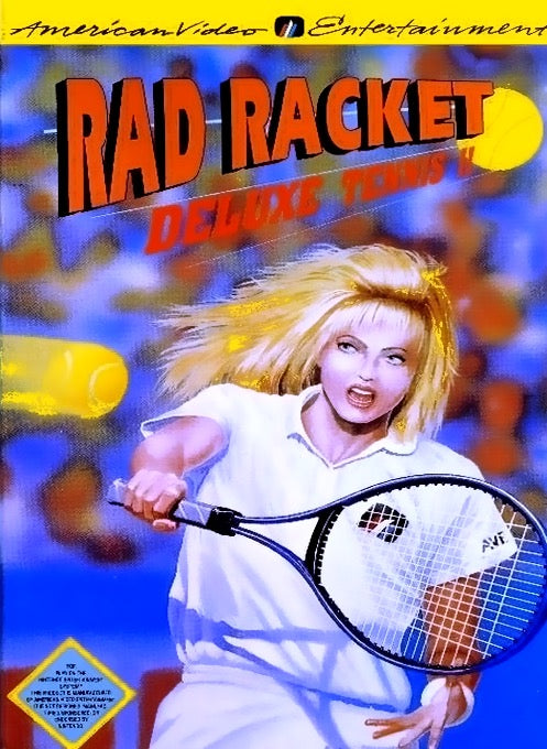 Rad Racket Deluxe Tennis II Cover Art and Product Photo