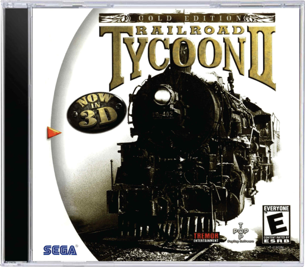 Jeu Vidéo Sega Dreamcast RAILROAD TYCOON II - Complet (boîtier + Notice) - En Bon état