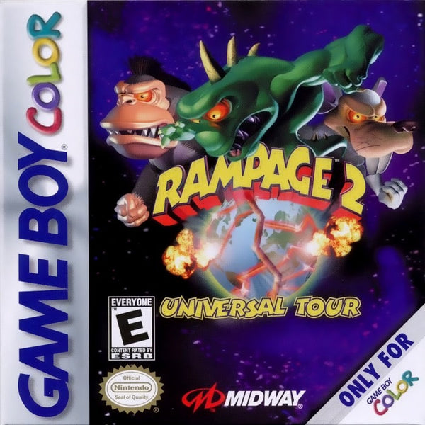 Rampage 2 for Nintendo Game Boy Color | TVGC