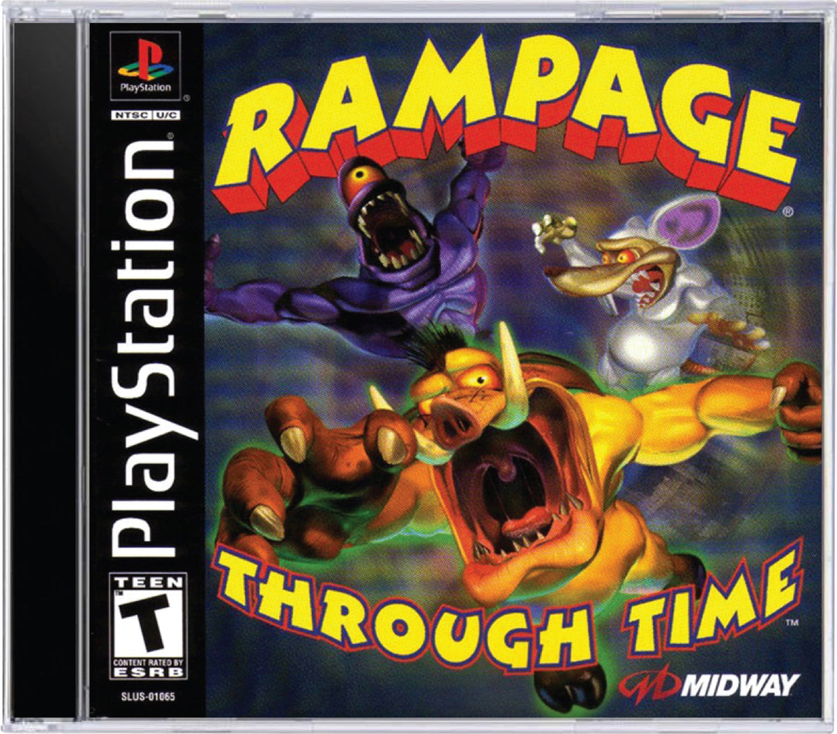 Rampage Through Time for Sony PlayStation 1 (PS1) | TVGC