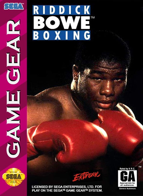 Riddick Bowe Boxing Cover Art