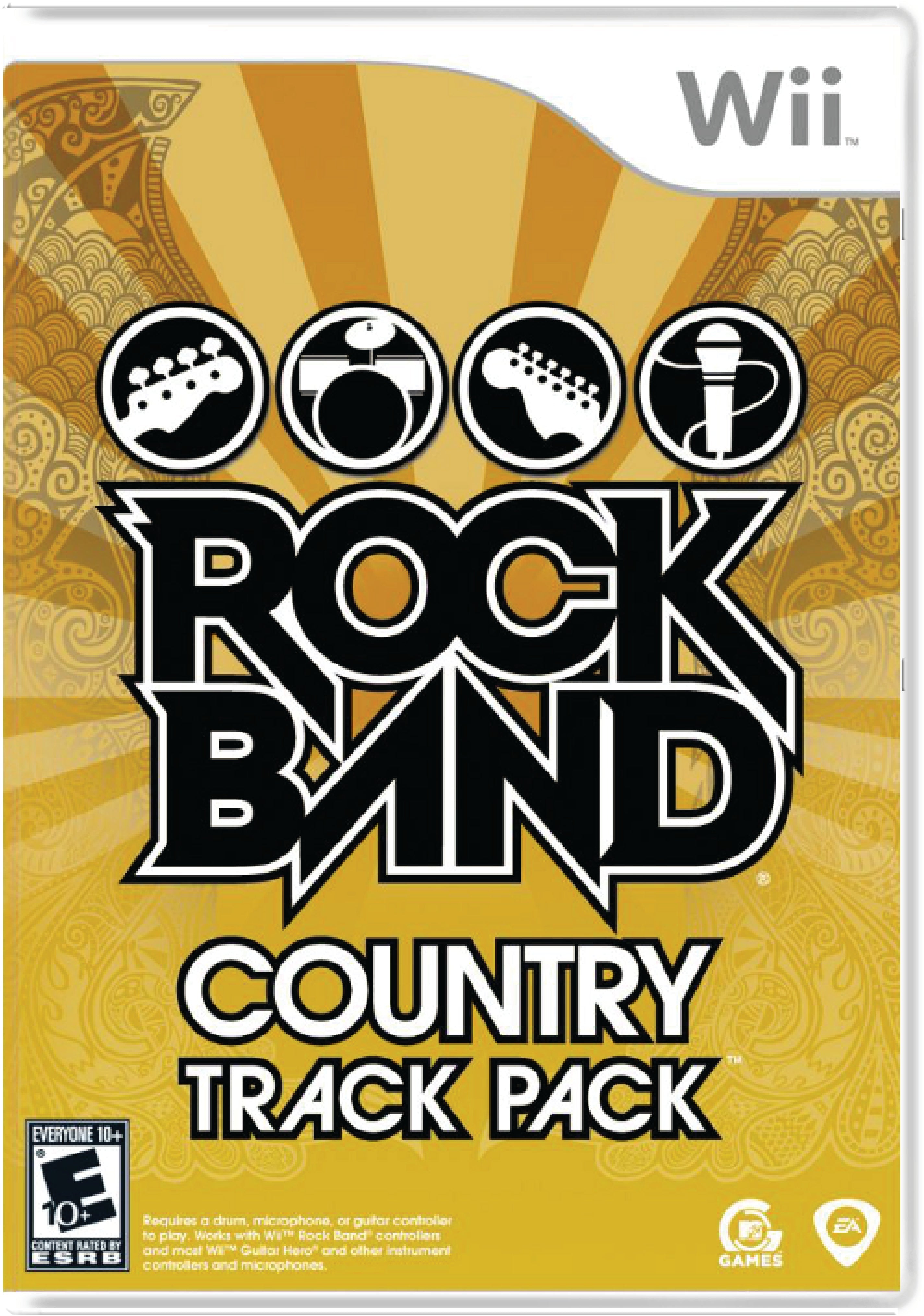 Rock Band Track Pack Country Cover Art