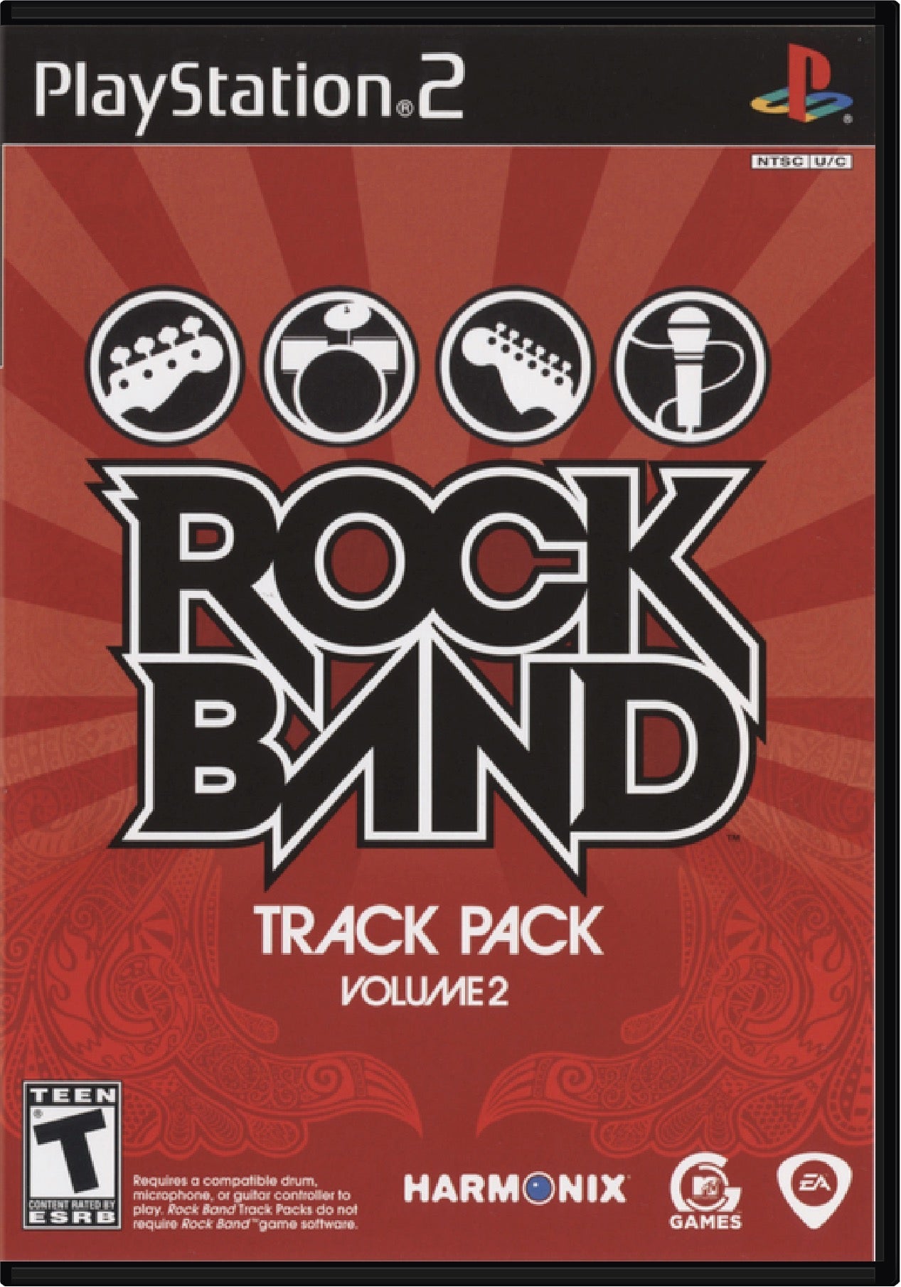 Rock Band Track Pack Volume 2 Cover Art and Product Photo