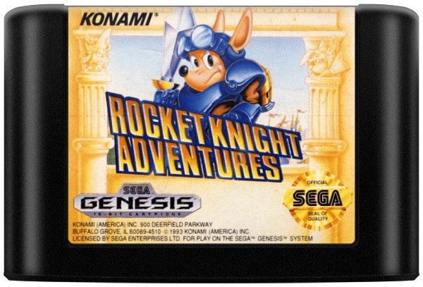 Rocket Knight Adventures Cartridge