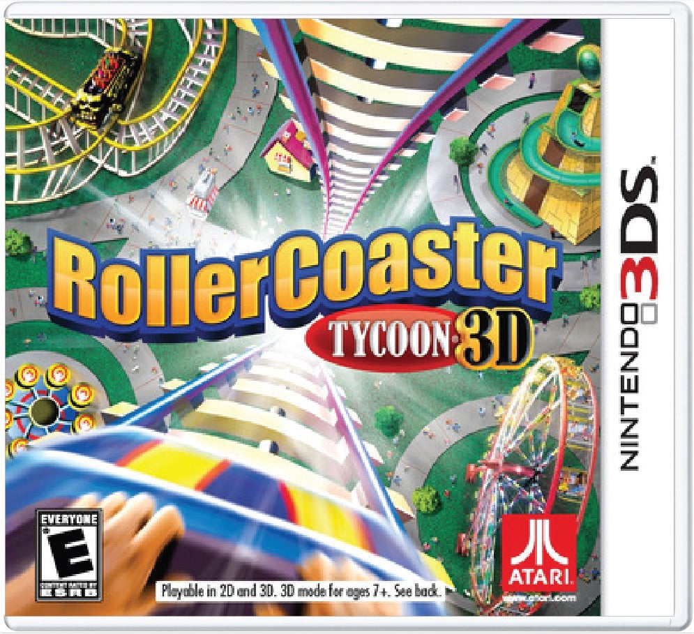 Roller Coaster Tycoon 3D Cover Art
