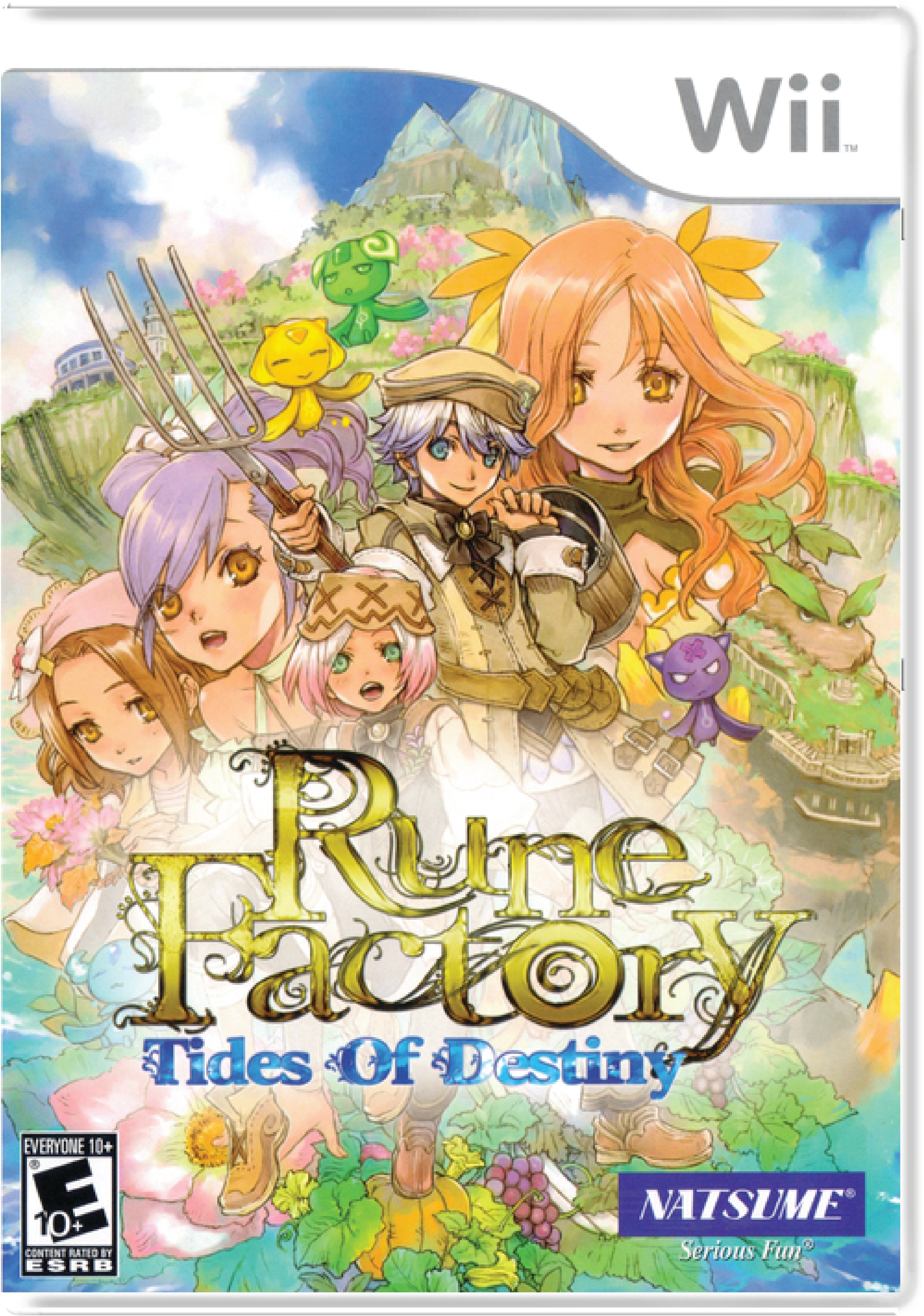 Rune Factory Tides of Destiny Cover Art