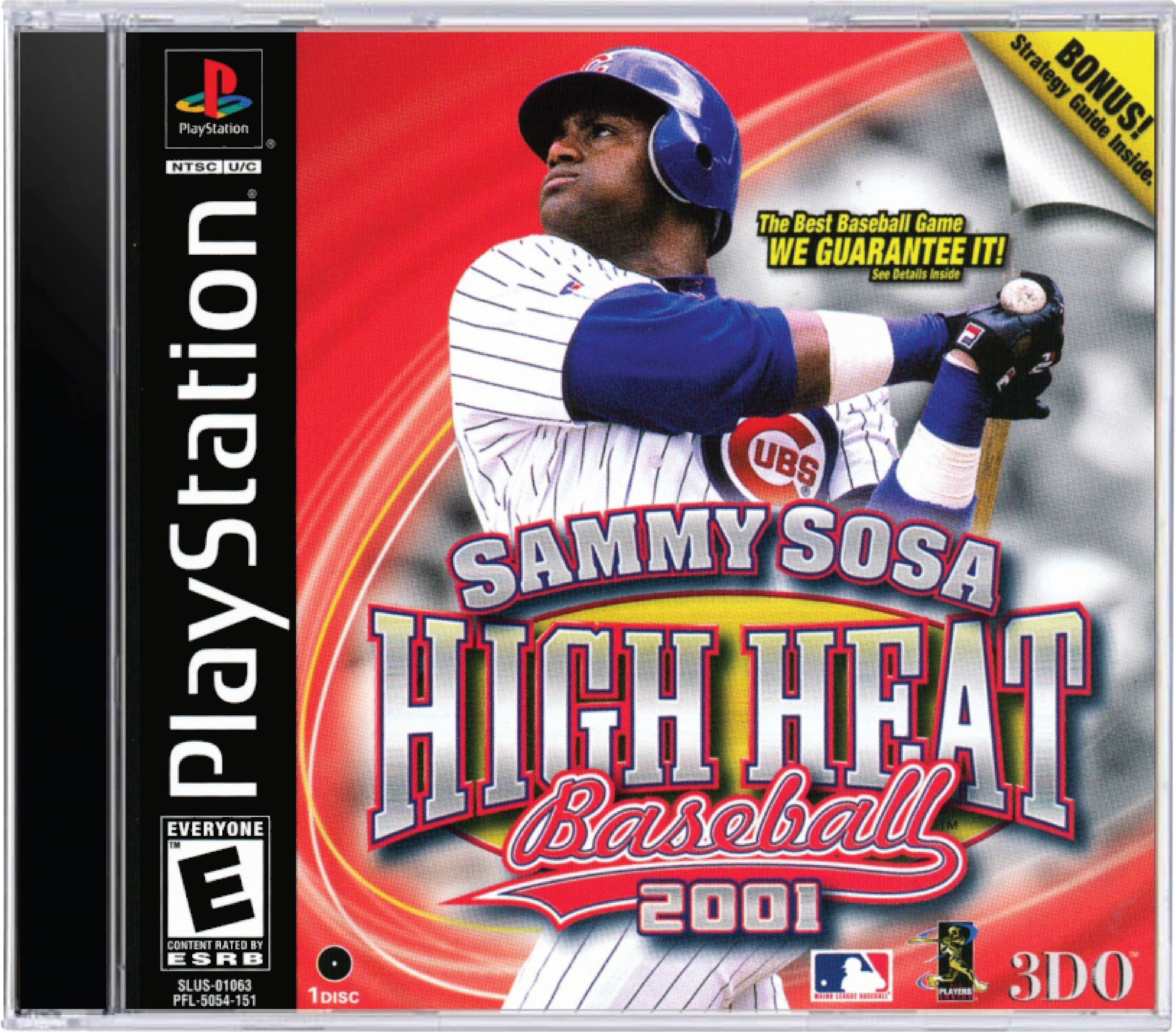 Sammy Sosa High Heat Baseball 2001 Cover Art and Product Photo