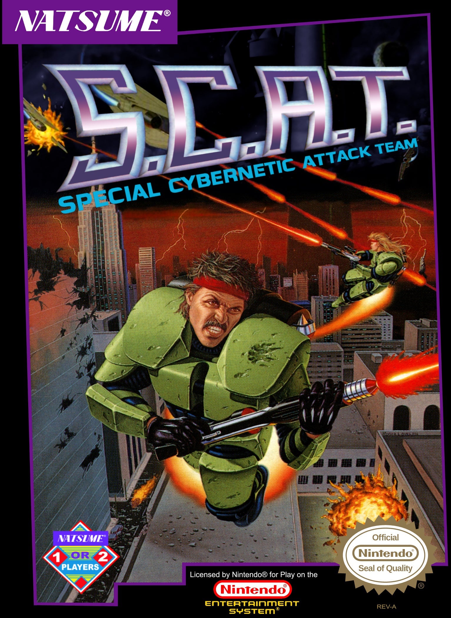 SCAT Special Cybernetic Attack Team Cover Art and Product Photo