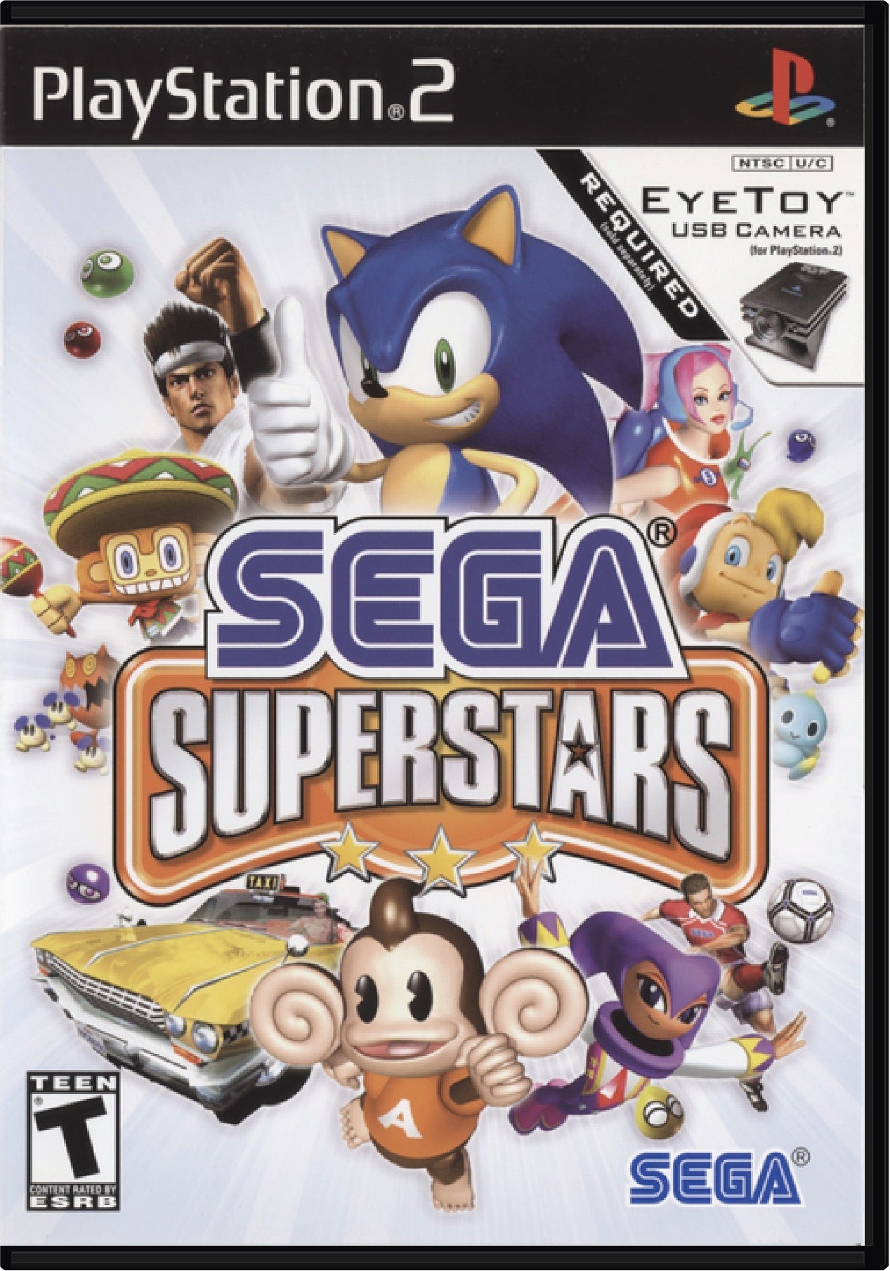 Sega Superstars Cover Art and Product Photo