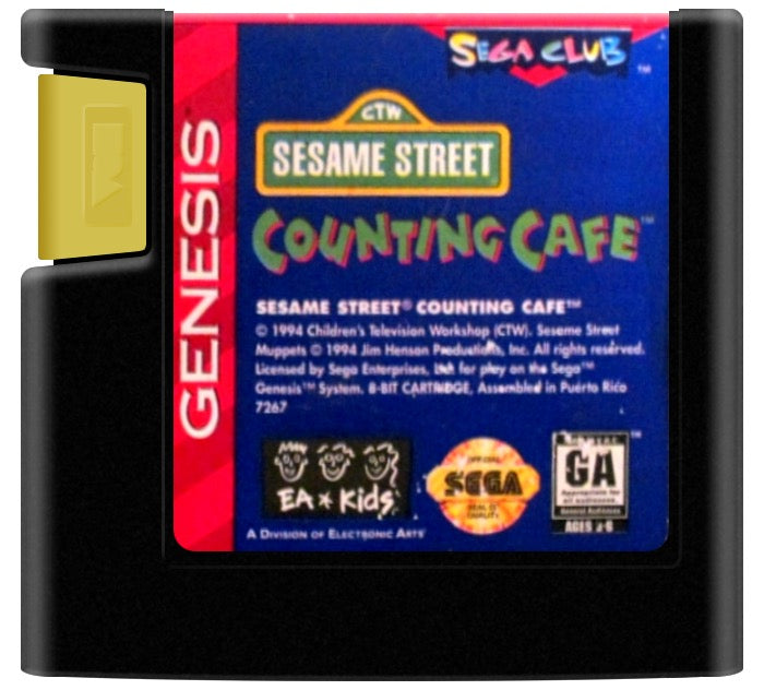 Sesame Street Counting Cafe Cartridge