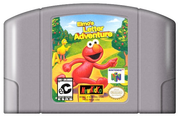 Sesame Street Elmo's Letter Adventure Cover Art and Product Photo