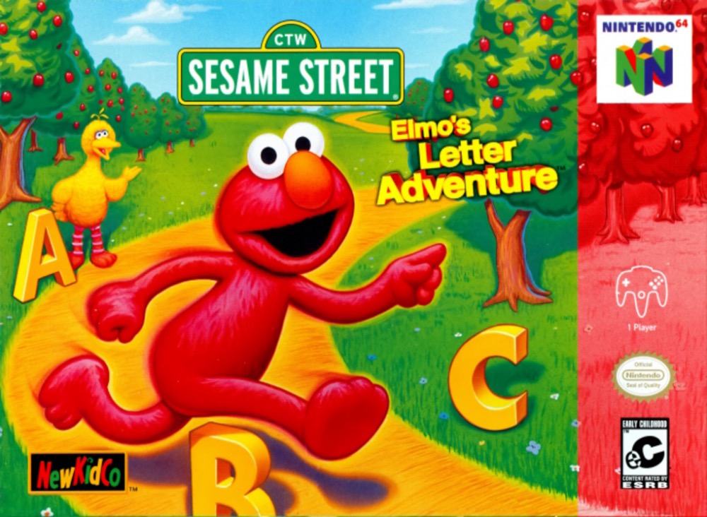 Sesame Street Elmo's Letter Adventure - Nintendo N64