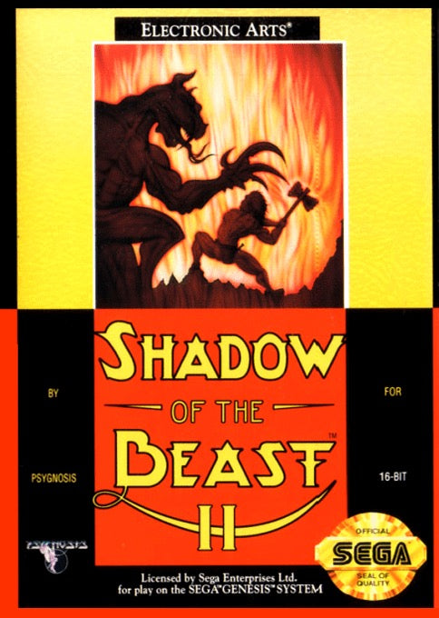 Shadow of the Beast II Cover Art