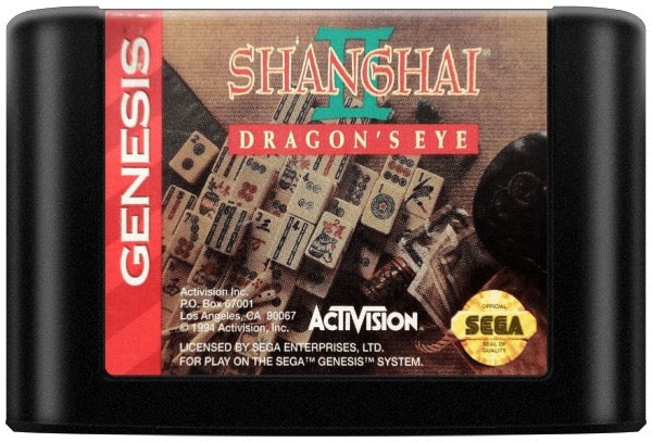 Shanghai II Dragon's Eye Cartridge