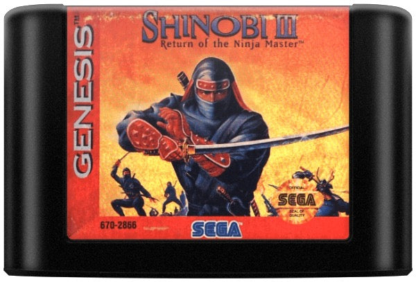 Shinobi III Return of the Ninja Master Cartridge