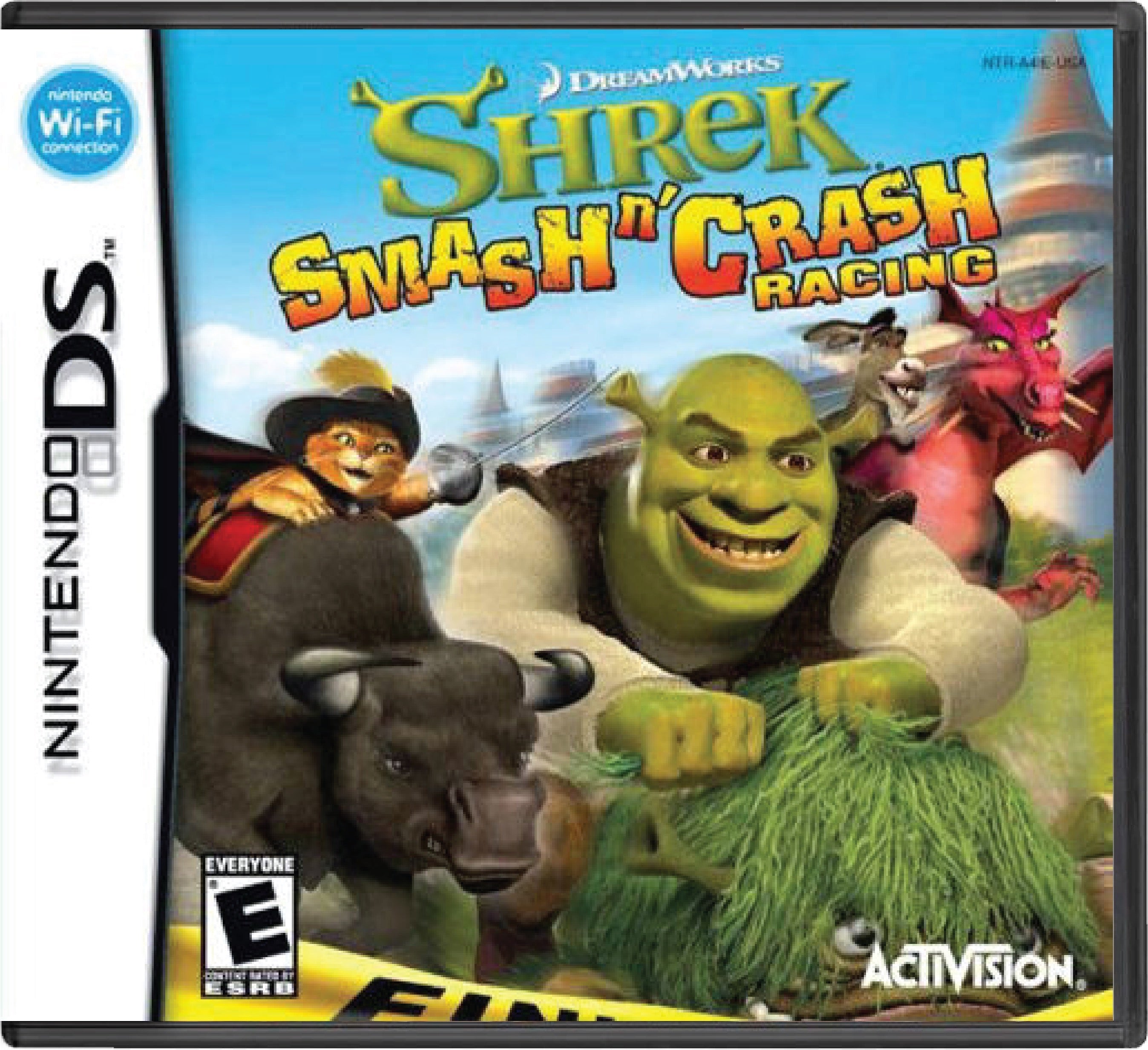 Shrek Smash and Crash Racing Cover Art