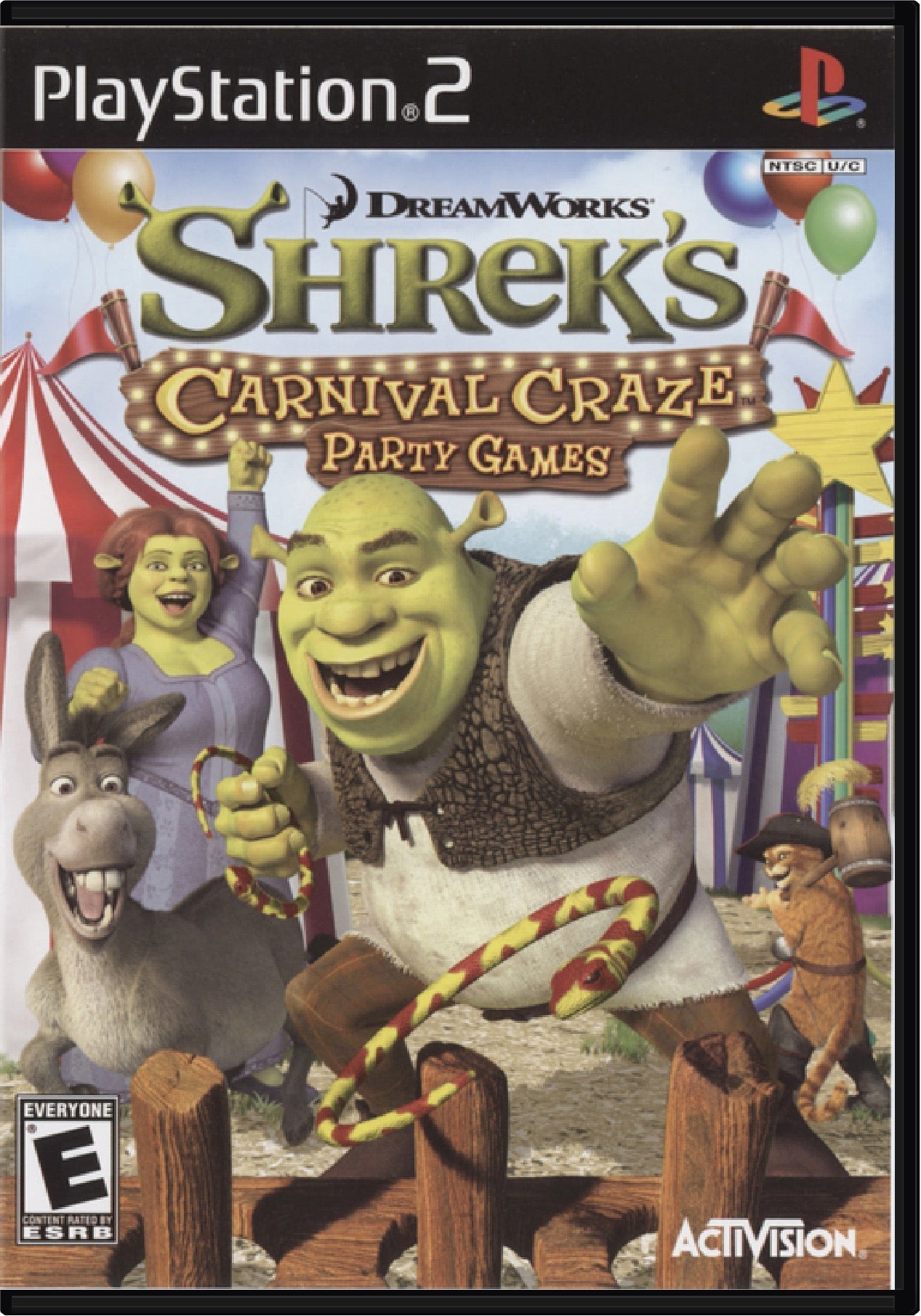 Shrek's Carnival Craze Cover Art and Product Photo