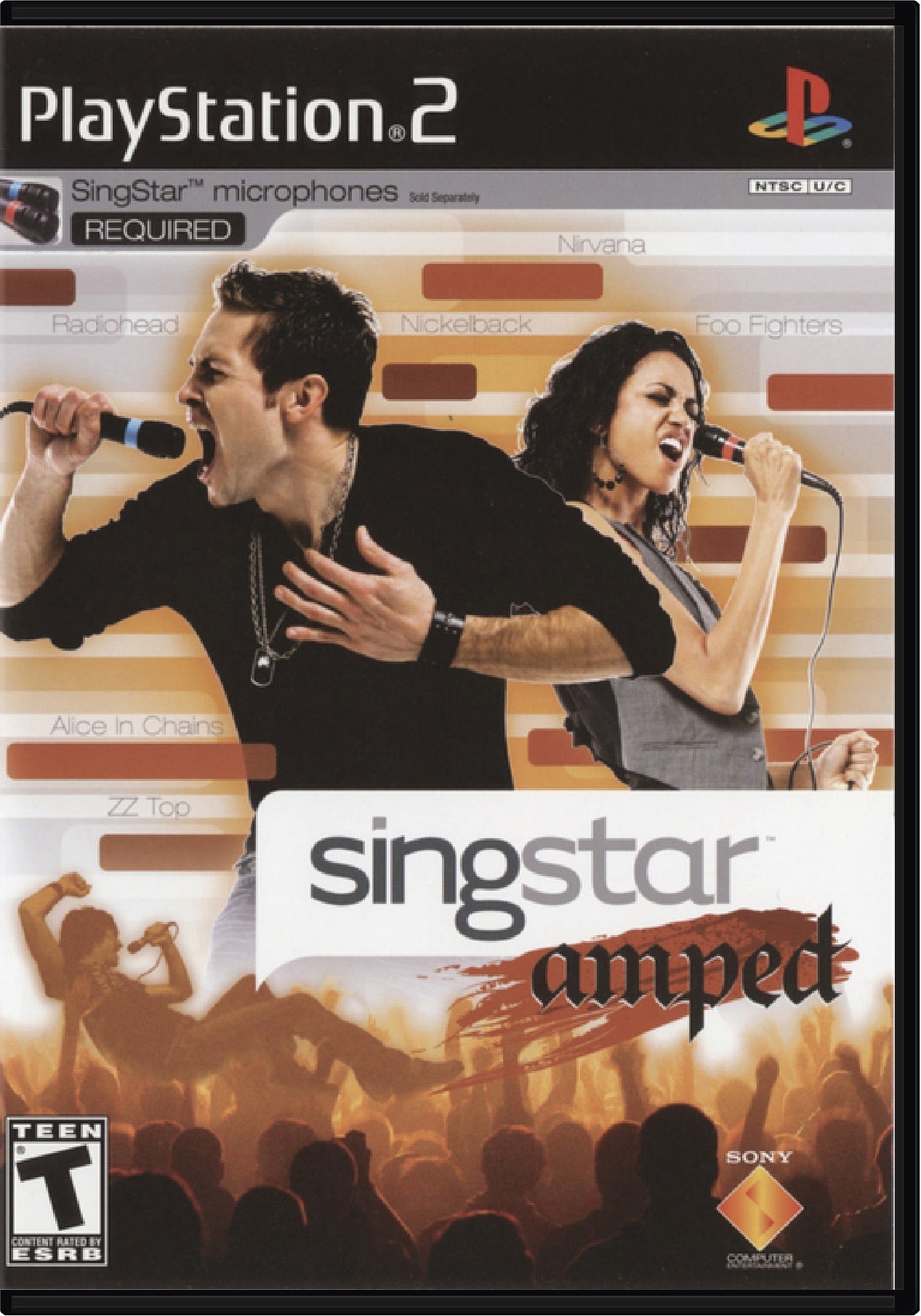 Singstar Amped Cover Art and Product Photo