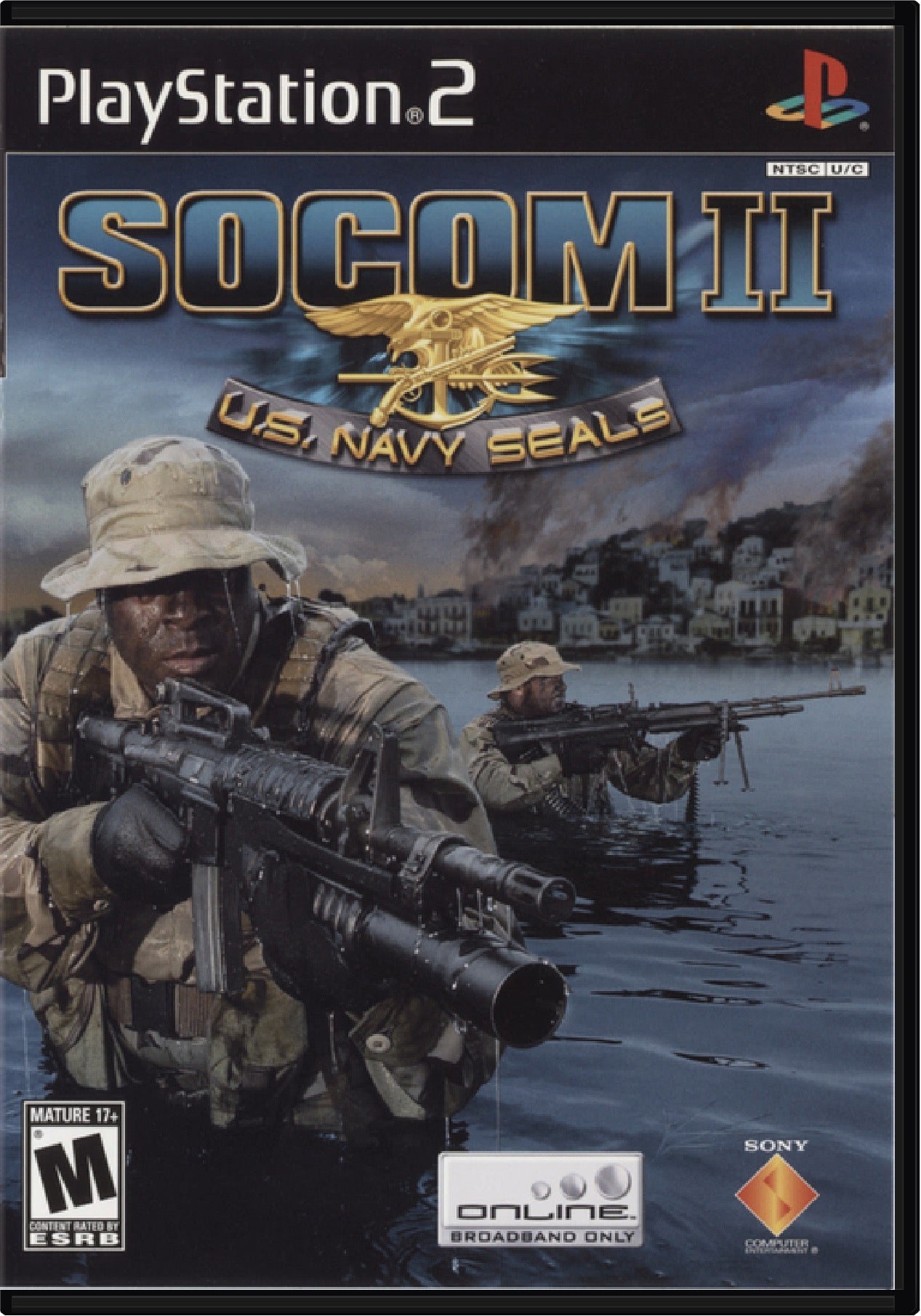 SOCOM II US Navy Seals Cover Art and Product Photo