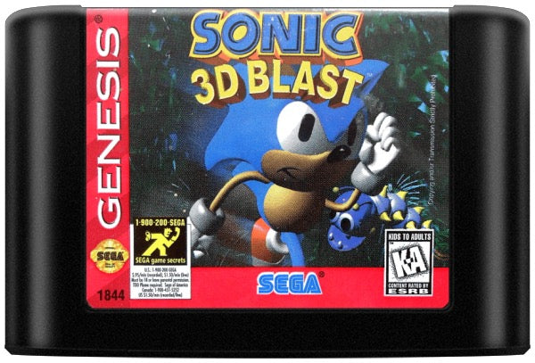 Sonic 3D Blast Cartridge