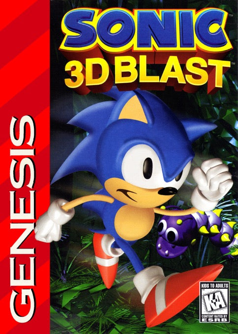 Sonic 3D Blast Cover Art
