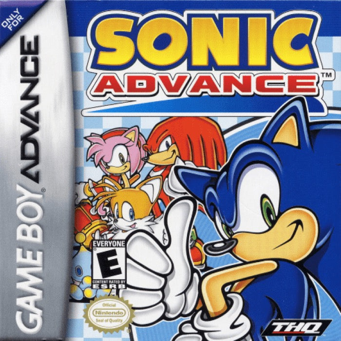 Sonic Advance Cover Art