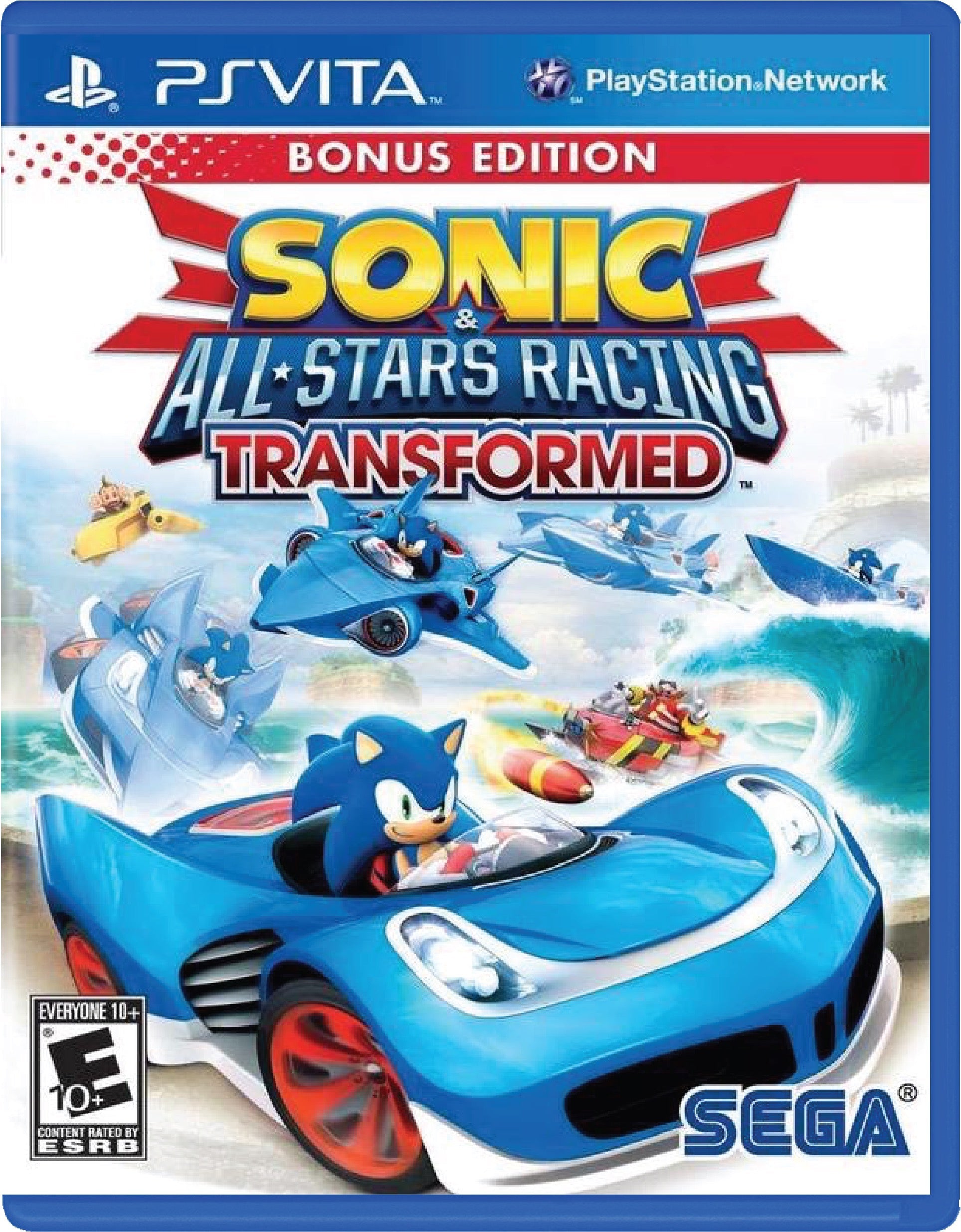 Sonic & All-Stars Racing Transformed Cover Art
