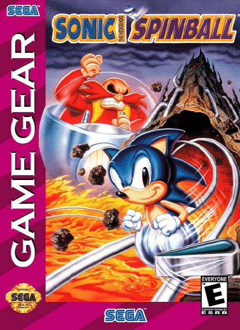 Sonic Spinball Cover Art