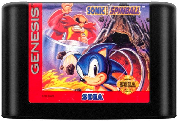 Sonic Spinball Cartridge