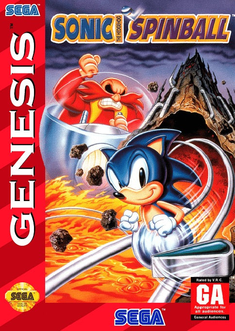 Sonic Spinball Cover Art