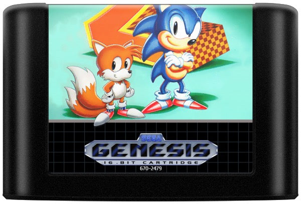 Sonic the Hedgehog 2 Cartridge