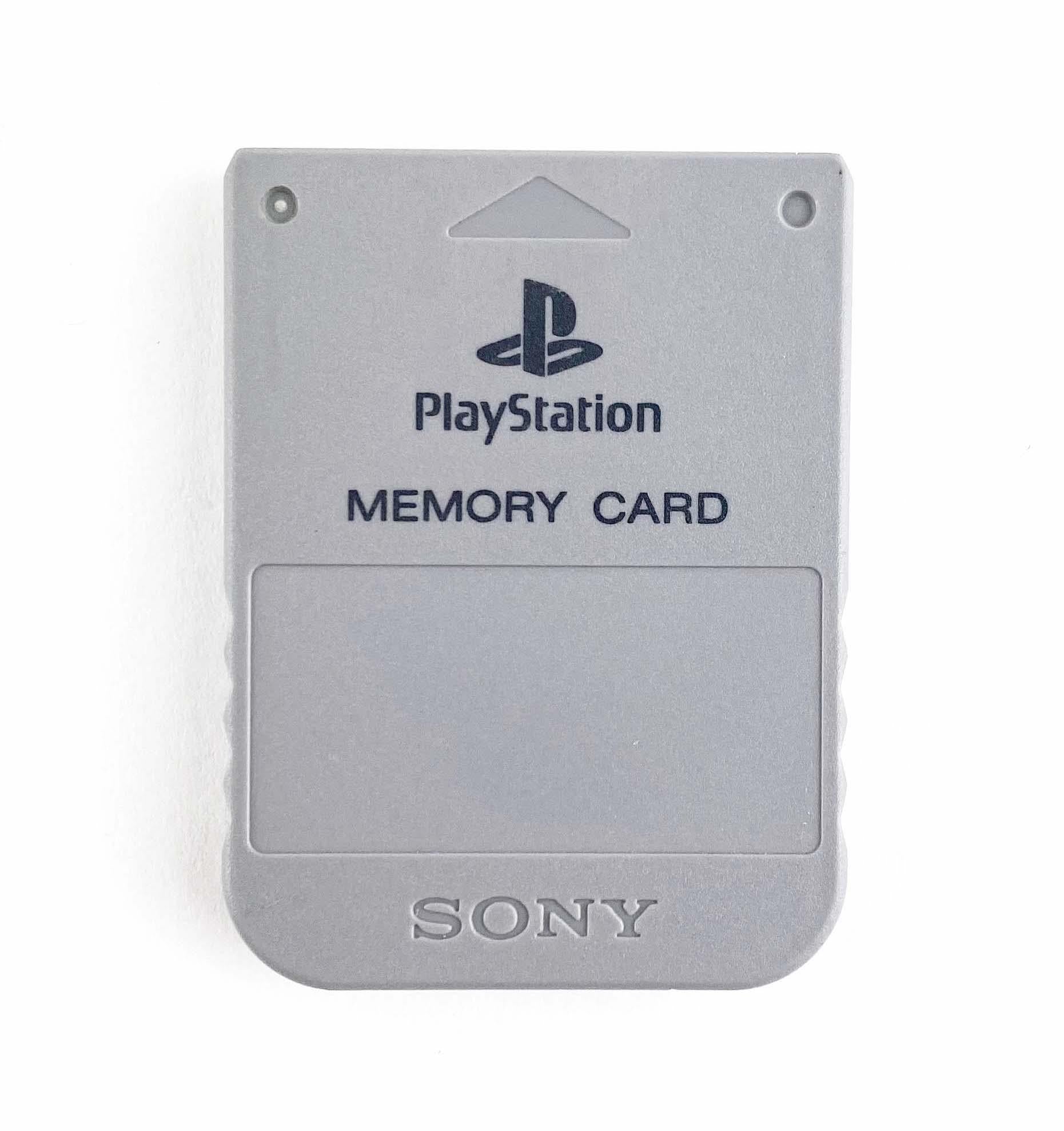 Sony PlayStation 1 PS1 Memory Card Grey (SCPH-1020)