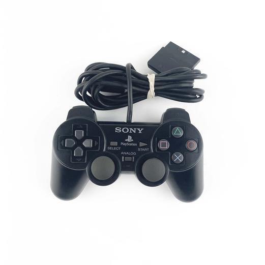 Sony PlayStation 2 PS2 DualShock 2 Black Controller (SCPH-10010)