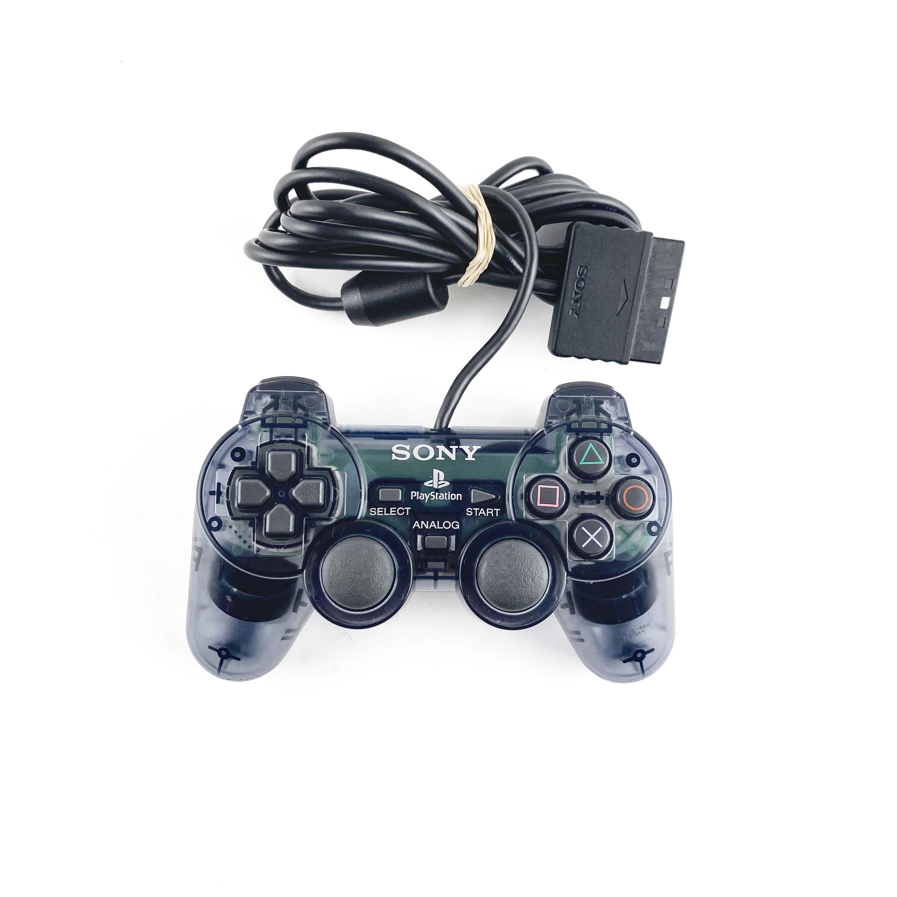 Sony PlayStation 2 PS2 DualShock 2 Clear Smoke Grey Controller (SCPH-10010)