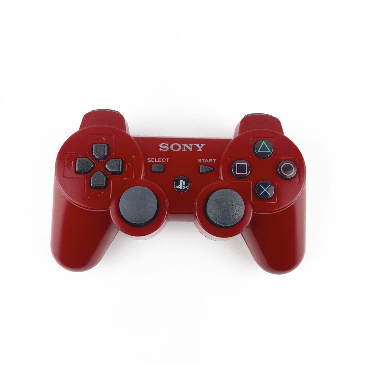 Red Ps3 Racing Controller Sony PlayStation 3 PS3 Red Wireless Controller