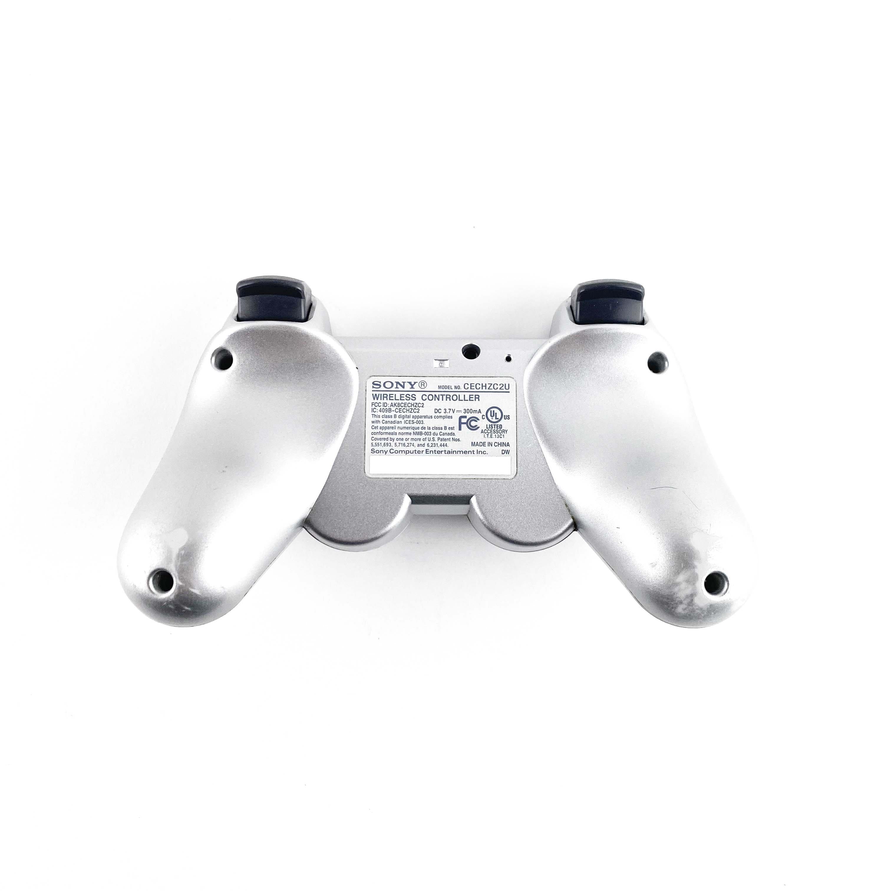 Sony PlayStation 3 PS3 Silver DualShock 3 Wireless Controller