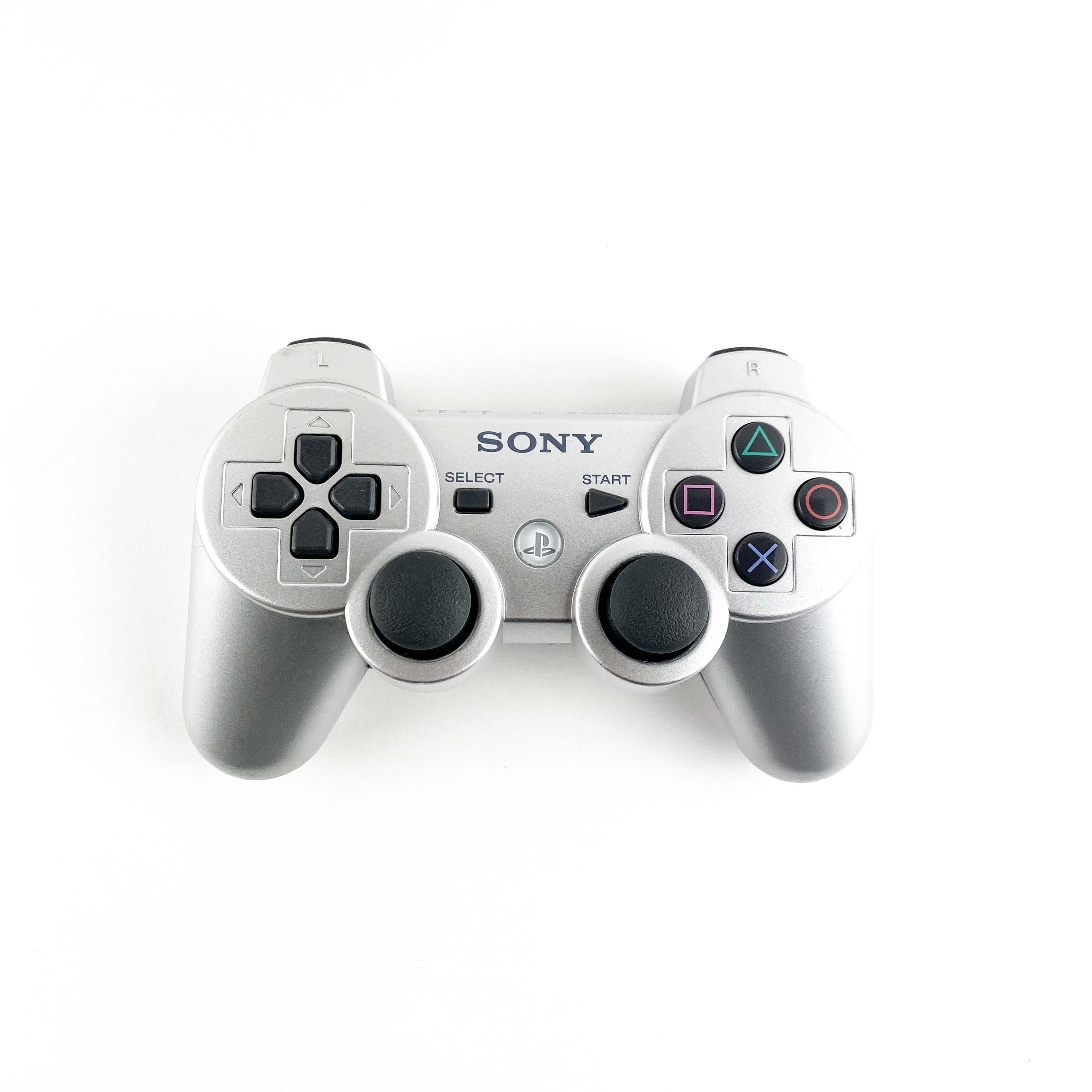 Sony PlayStation 3 PS3 Silver DualShock 3 Wireless Controller