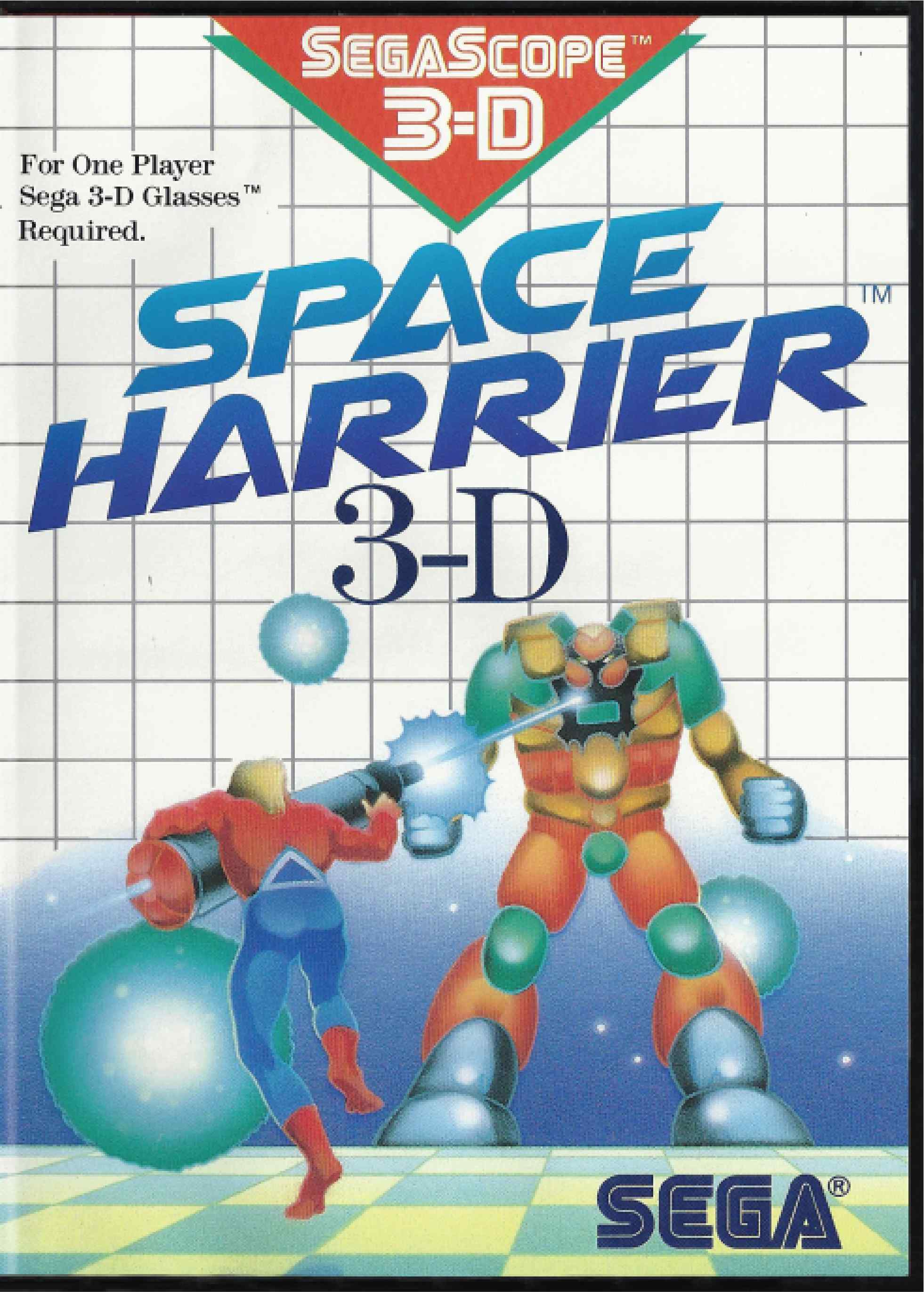 Space Harrier 3D Cover Art