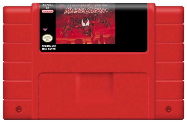Spider-Man Maximum Carnage Cartridge