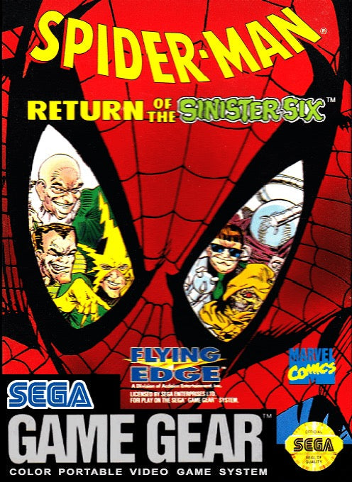 Spiderman Return of the Sinister Six Cover Art