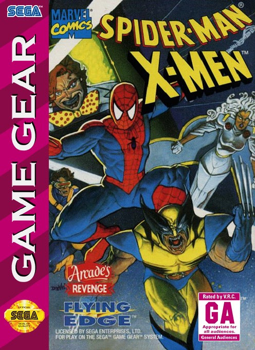 Spiderman X-Men Arcade's Revenge Cover Art