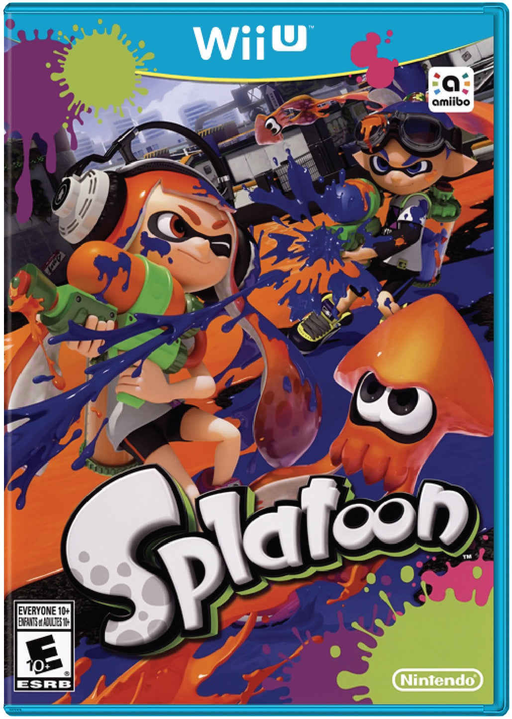Splatoon Cover Art and Product Photo