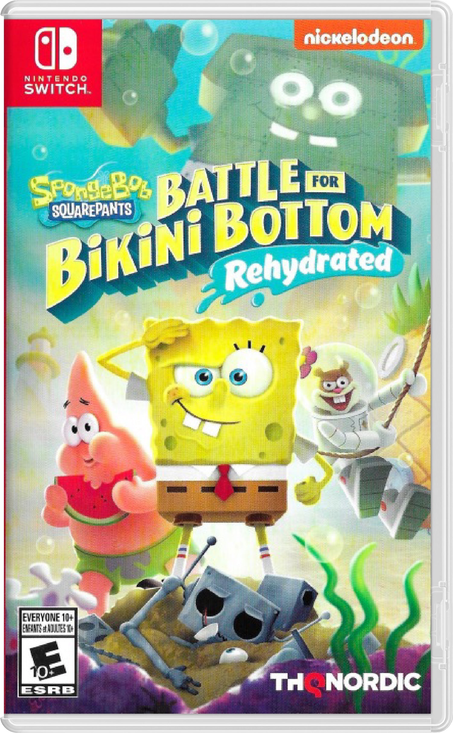 SpongeBob SquarePants Battle for Bikini Bottom Rehydrated Cover Art