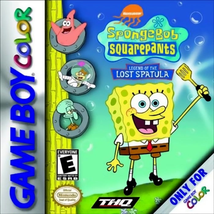 SpongeBob SquarePants Legend of the Lost Spatula Cover Art