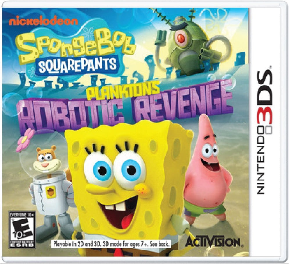 SpongeBob SquarePants Plankton's Robotic Revenge Cover Art