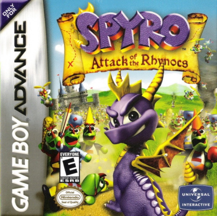 Spyro Attack of the Rhynocs Cover Art